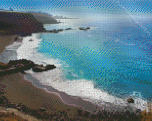 Beach Bollullo Tenerife Diamond Painting