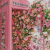 Beautiful Pink Phone Box Diamond Painting