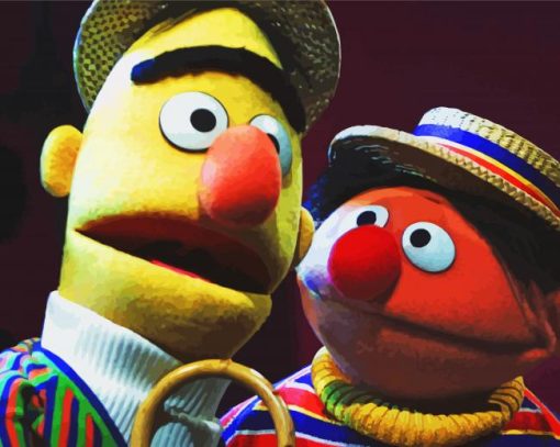 Bert and Ernie Characters Diamond Painting