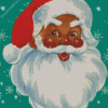 Black Santa Diamond Painting