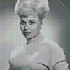 Black and White Young Barbara Windsor Diamond Painting