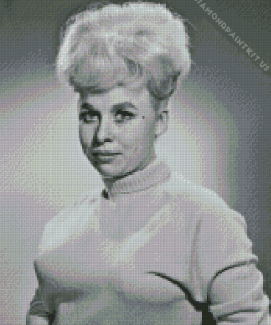 Black and White Young Barbara Windsor Diamond Painting