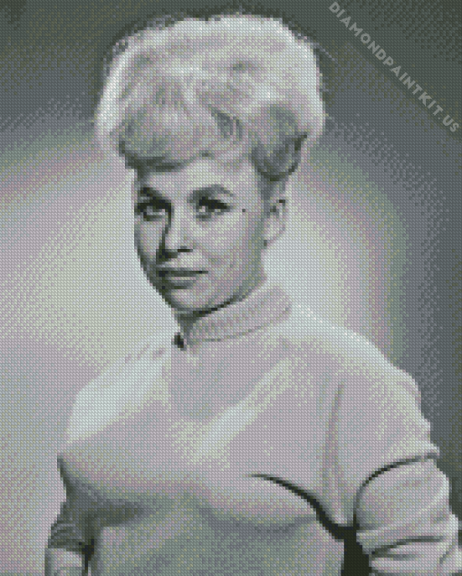 Black and White Young Barbara Windsor Diamond Painting