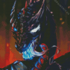 Black And Red Dragon Venom Diamond Painting