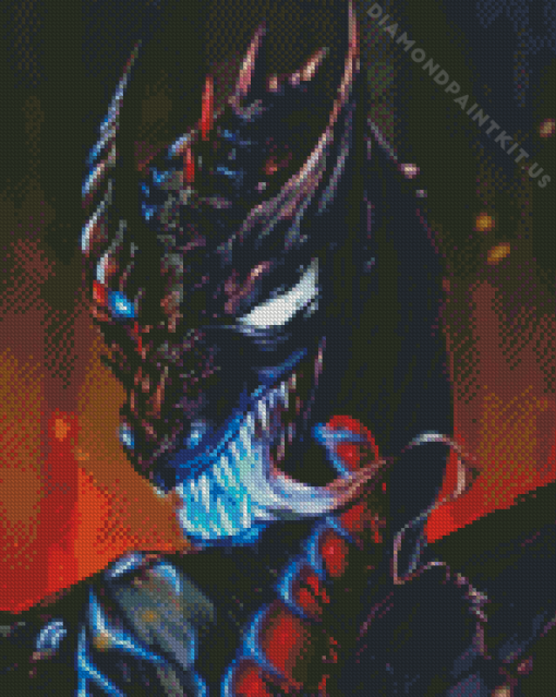 Black And Red Dragon Venom Diamond Painting