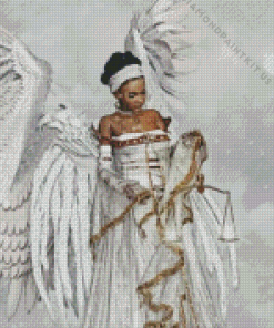 Black Angel Diamond Painting