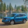 Blue Honda Pilot Car Diamond Painting