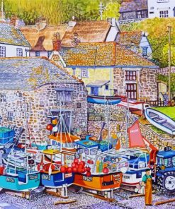 Cadgwith Cove Cornwall Diamond Painting