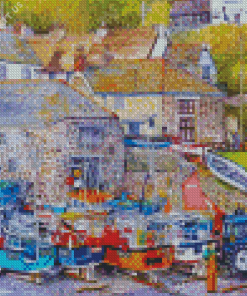 Cadgwith Cove Cornwall Diamond Painting