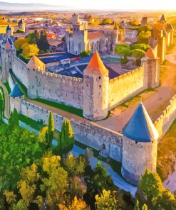 Carcassonne France Diamond Painting