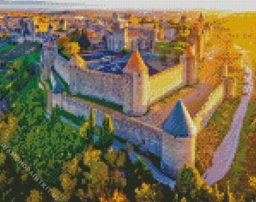 Carcassonne France Diamond Painting