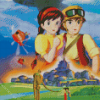 Castle In The Sky Animation Diamond Painting