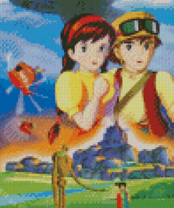 Castle In The Sky Animation Diamond Painting