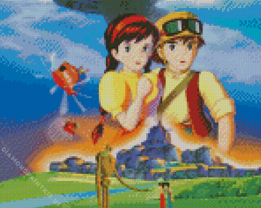 Castle In The Sky Animation Diamond Painting