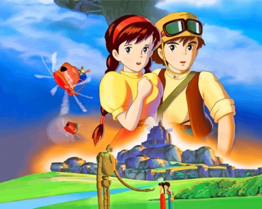 Castle In The Sky Animation Diamond Painting