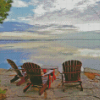 Chairs by Muskoka Lake Diamond Painting