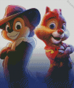 Chip and Dale Animation Diamond Painting