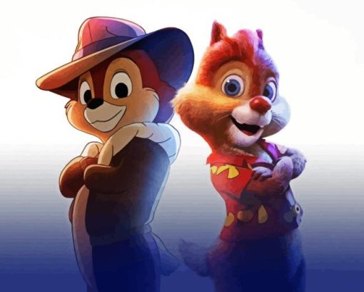 Chip and Dale Animation Diamond Painting