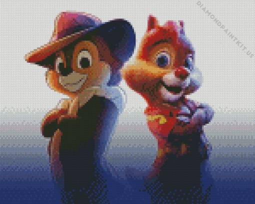 Chip and Dale Animation Diamond Painting