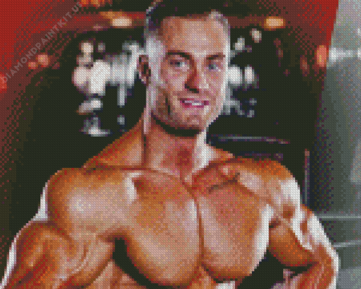 Chris Bumstead Bodybuilder Diamond Painting