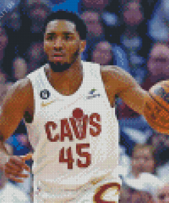 Cleveland Cavaliers Donovan Mitchell Diamond Painting