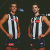 Collingwood Football Players Diamond Painting