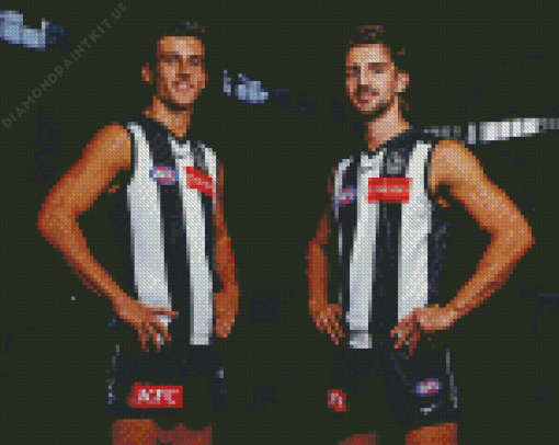 Collingwood Football Players Diamond Painting