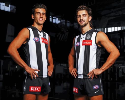 Collingwood Football Players Diamond Painting