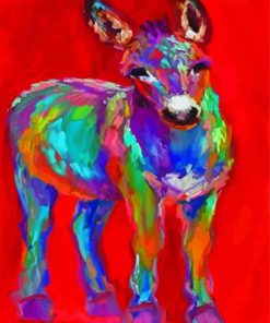 Colorful Donkey Art Diamond Painting