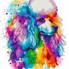 Colorful Poodle Puppy Diamond Painting