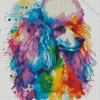 Colorful Poodle Puppy Diamond Painting