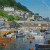 Cornwall Looe Harbour Diamond Painting