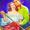 Couple On Boat Diamond Painting