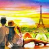 Couple in Paris Diamond Painting