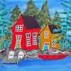 Crooked House Art Diamond Painting