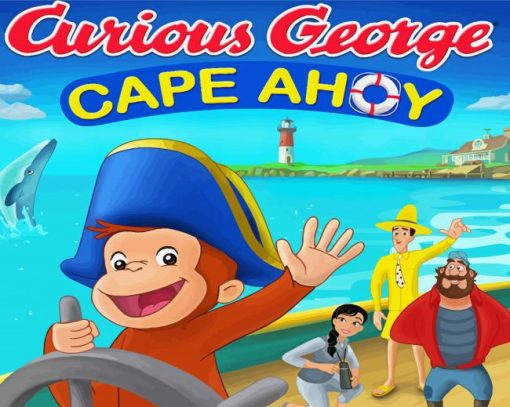 Curious George Cape Ahoy Diamond Painting