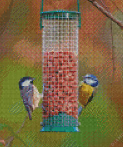 Cute Birds Feeder Diamond Painting