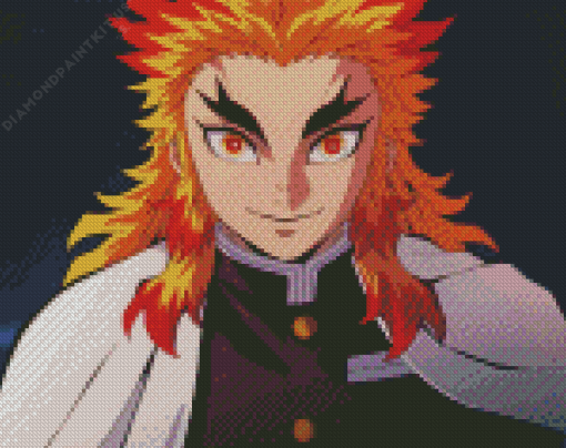 Demon Slayer Kyojuro Rengoku Diamond Painting