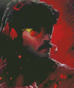 Dr DisRespect Gamer Diamond Painting