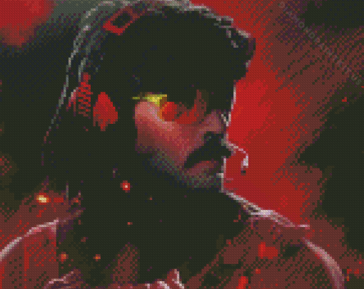 Dr DisRespect Gamer Diamond Painting