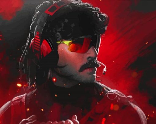 Dr DisRespect Gamer Diamond Painting