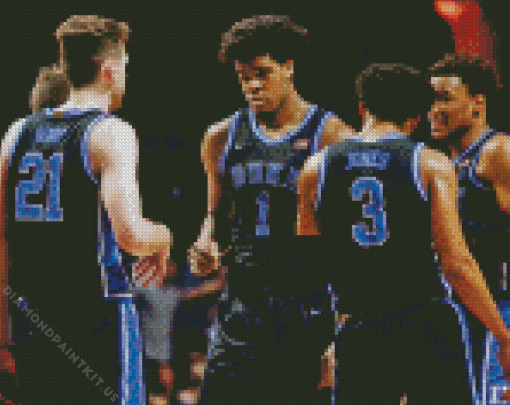 Duke Blue Devils Basketballers Diamond Painting