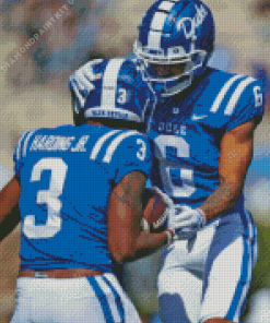 Duke Blue Devils Football Diamond Painting