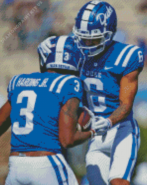 Duke Blue Devils Football Diamond Painting