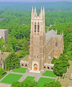 Duke University Landscape Diamond Painting