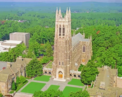 Duke University Landscape Diamond Painting