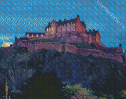 Edinburgh Castle In Scotland Diamond Painting