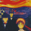 Edvard Munch Anxiety Diamond Painting