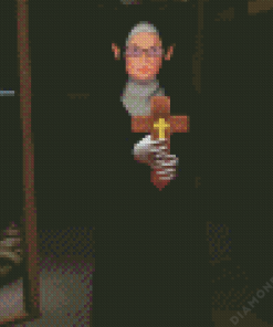 Evil Nun Game Diamond Painting