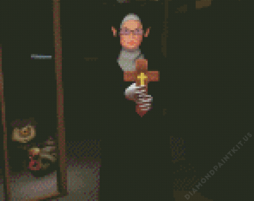 Evil Nun Game Diamond Painting